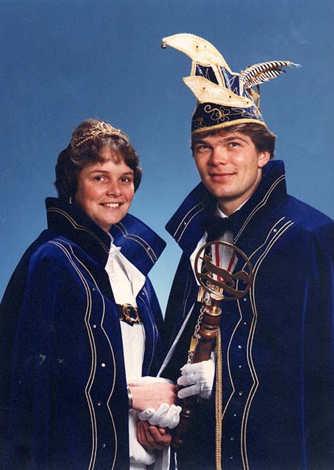 Carnaval 1987 Prins Martin 1 en Prinses Wilma