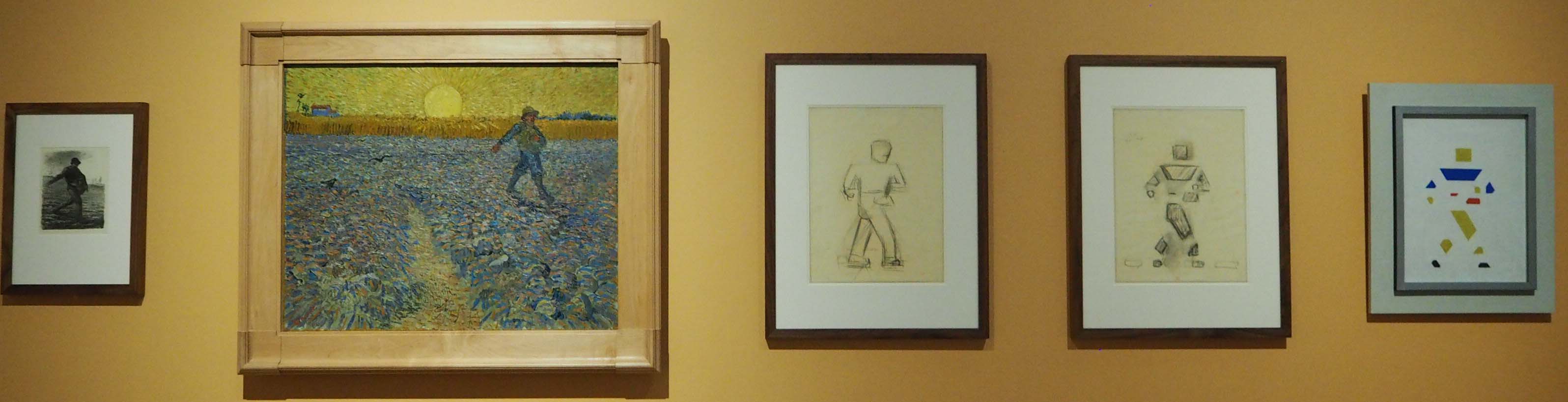 Vijf werken van de Zaaier - Millet, Van Gogh en drie maal Bart van der Leck © Wilma Lankhorst