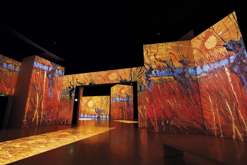Van Gogh Knotwilgen en prachtige klassieke muziek in Van Gogh a live Berlijn
