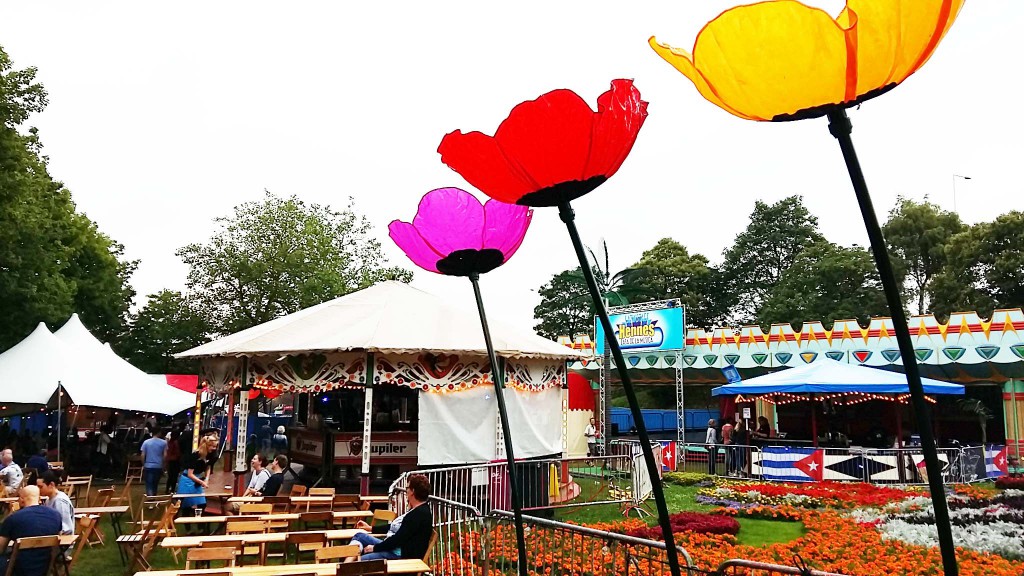 hennes latin stage tijdens 4daagse feesten in Nijmegen