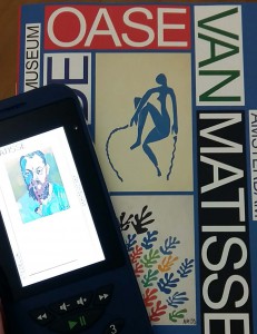 Matisse-audiotour en boekje met uitleg blauwe parkiet