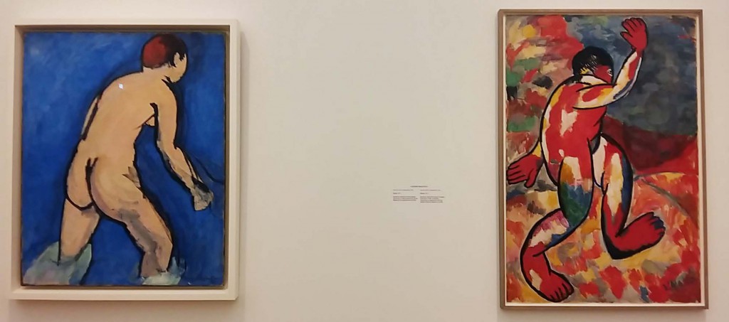 Matisse-zaal 3 de blauwe bader van Henri Matisse en reactie van Malevich © Stedelijk Museum Amsterdam