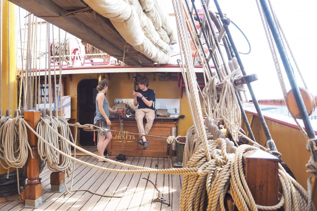 Bark EUROPA presenteert zich op SAIL 2015 in Amsterdam © Wilma Lankhorst