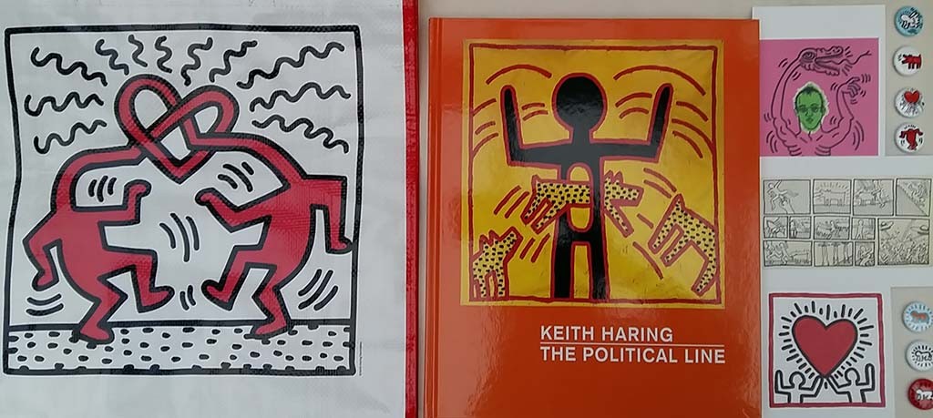 De lijntekeningen van Keith Haring zijn populair als cadeau 