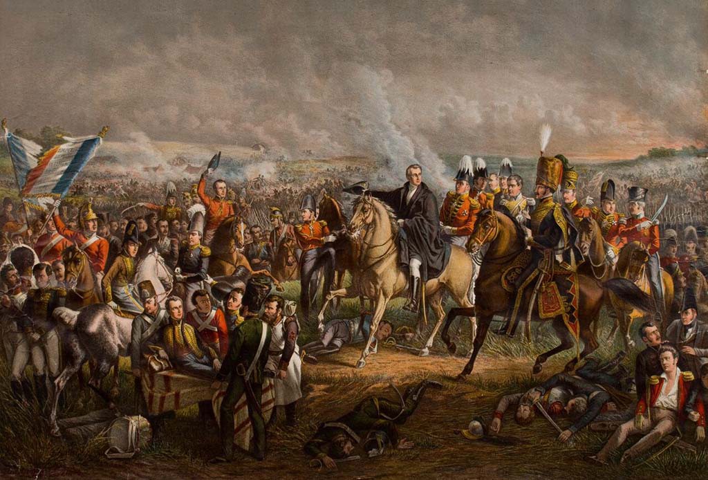 1815 Slag bij Waterloo - Pieneman collectie Stedelijk Museum Zwolle