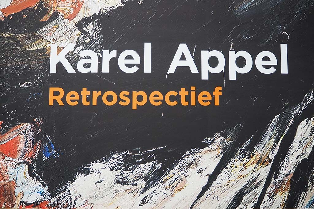 Karel Appel entree tentoonstelling