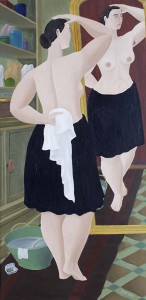 Ferdinand Erfmann, Vrouw voor spiegel, 1953 - bruikleen Stedelijk Museum Amsterdam