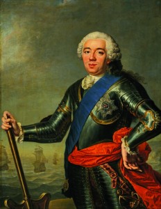 Portret van Willem IV (1751) door Jacques-André-Joseph Aved coll Mauritshuis