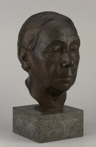 Käthe Kollwitz portert in brons coll The Baltimore Museum of Art; 