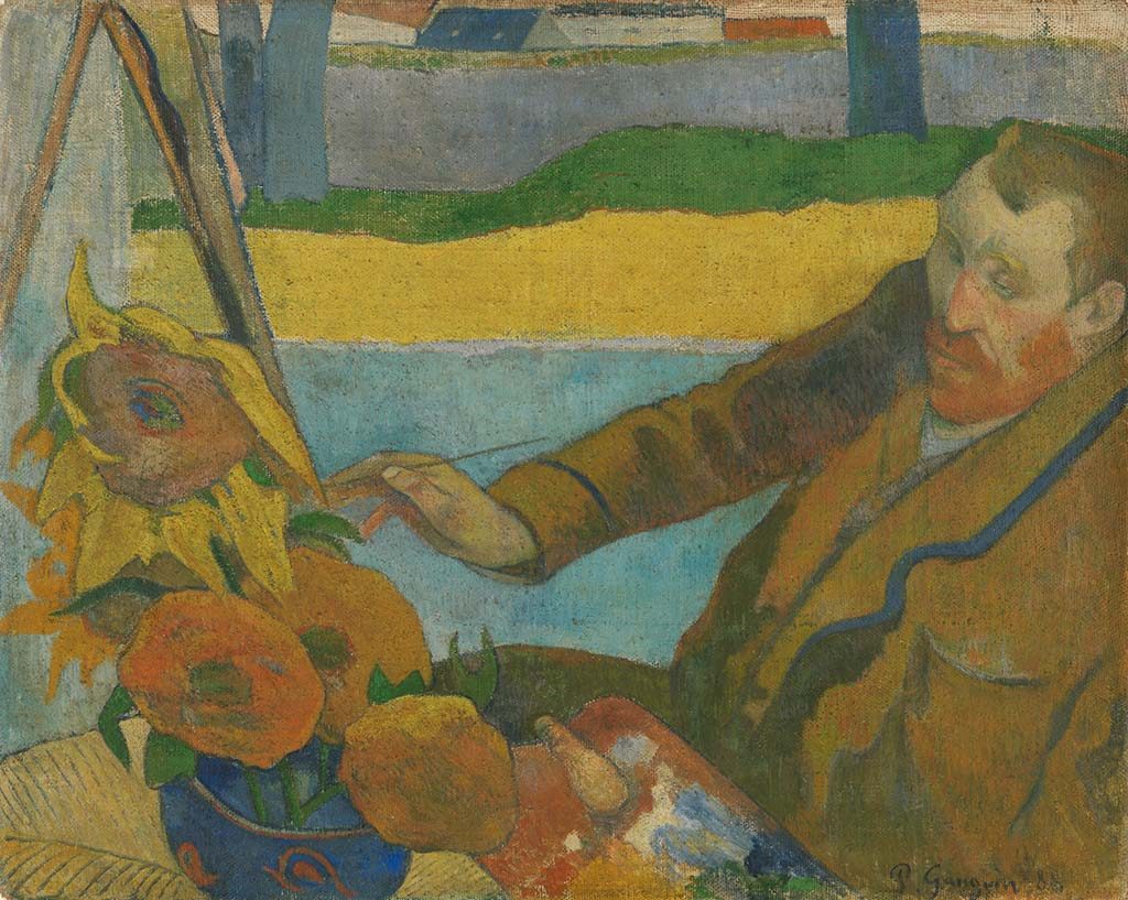 Paul-Gauguin schildert Van Gogh 1888 coll Van Gogh Museum - Vincent van Gogh Stichting