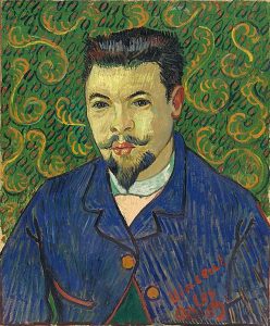 Portret Dr. Félix Rey © Vincent van Gogh 1890 collectie Poeskjin Museum