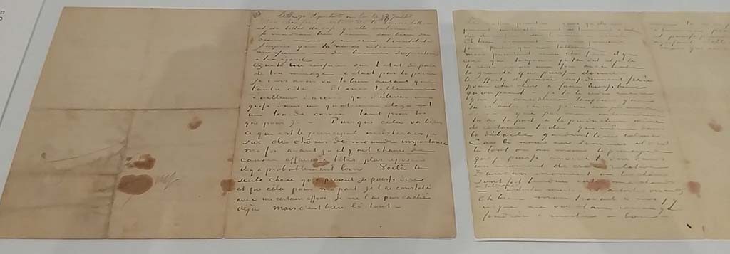 Van Gogh's laatste brief aan Theo juli 1890 Van Gogh Museum foto Wilma Lankhorst