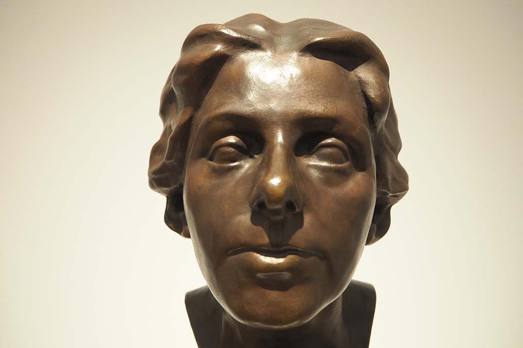brozen buste Paula Modersohn Becker - Clara Rilke Westhoff coll PMB museum Bremen foto Wilma Lankhorst