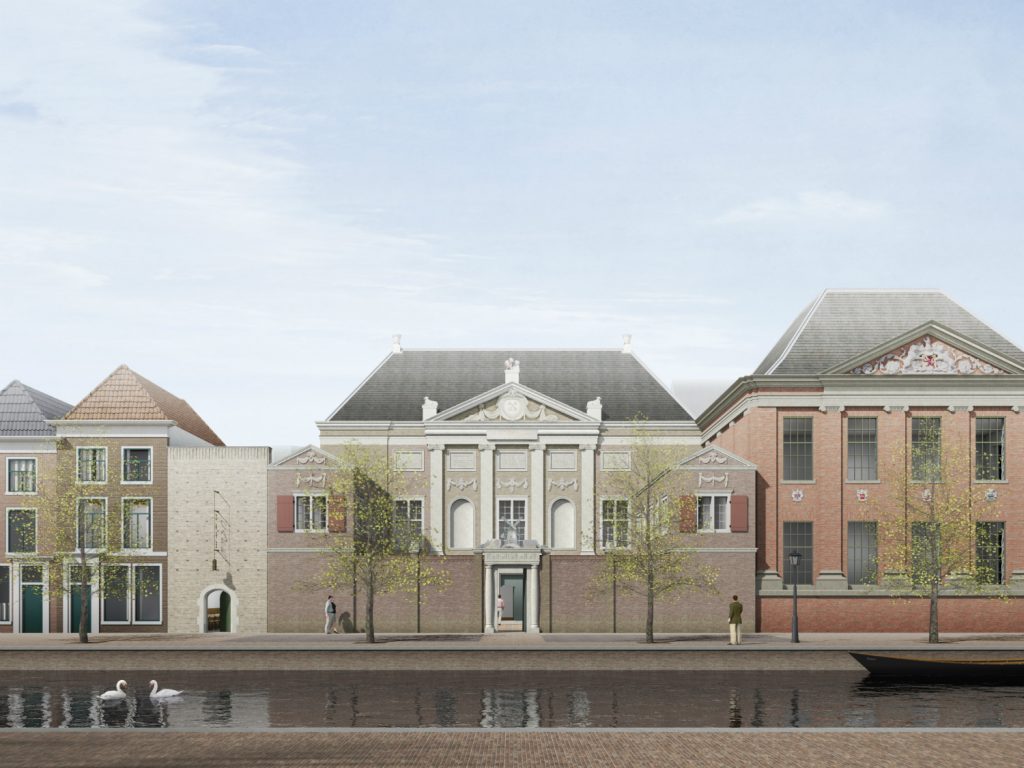De-Lakenhal-in-Leiden-impressie-van-de-nieuwe-voorgevel Museum de lakenhal