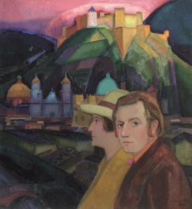  Johan-van-Hell-Zelfportret-met-Pau-Wijnman-1923-Particulier-bezit-Canada