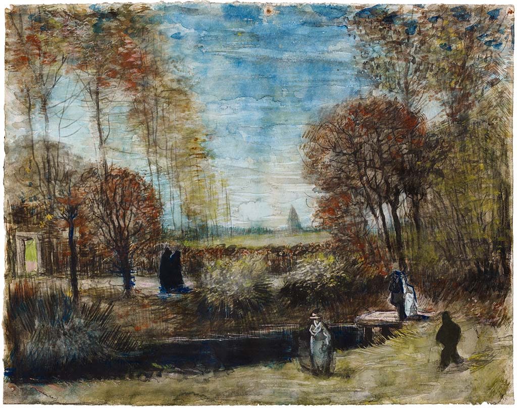  Pastorietuin-in-Nuenen-1885-Vincent-van-Gogh-coll.-Noordbrabantsmuseum