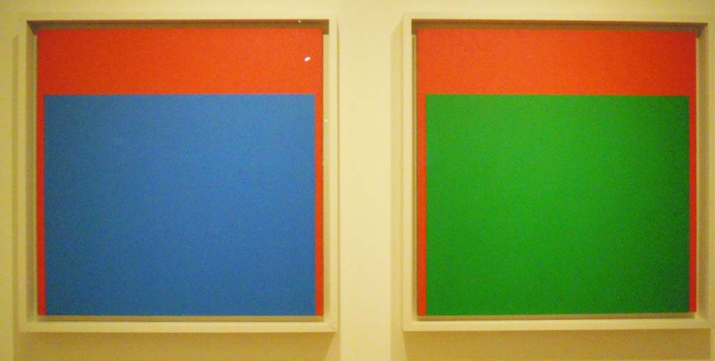 Peggy-Guggenheim-Colll.-Elsweth-Kelly-blue-red-en-green-red-1964-foot-Wilma-Lankhorst