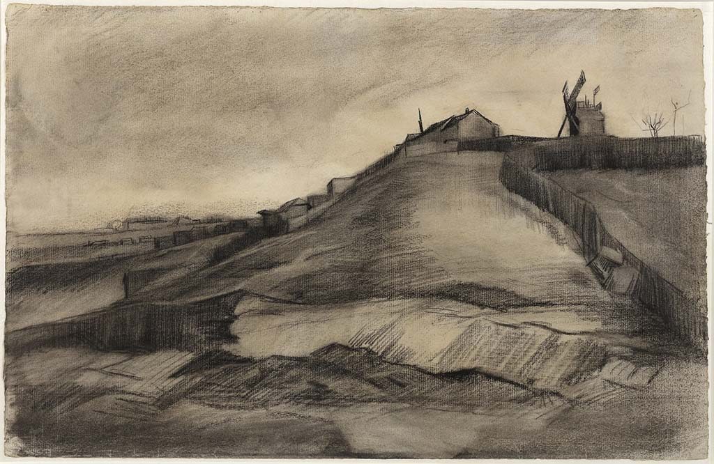 Vincent van Gogh De-heuvel-van-Montmartre-met-steengroeve-maart-1886-©Van-Vlissingen-Art-Foundation