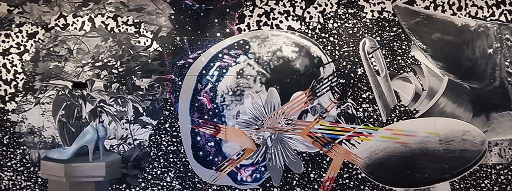  James Rosenquist Duik in het beeld Through-the-Eye-of-the-needle-to-the-Anvil-1988-Museum-Ludwig-foto-Wilma-Lankhorst