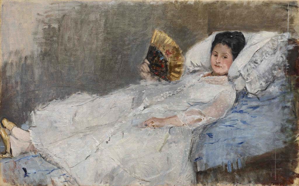 Morisot Berthe femme_eventail_marie_hubbard_1874
