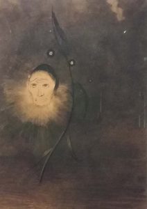 Odilon_Redon_Moerasbloem_serie-Himmage-aan-Goya-1885_pastel_-foto-wilma-Lankhorst