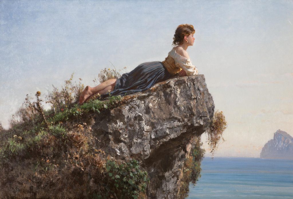 Zomer_Fanciulla_sulla_roccia_a_Sorrento_Drents-Museum