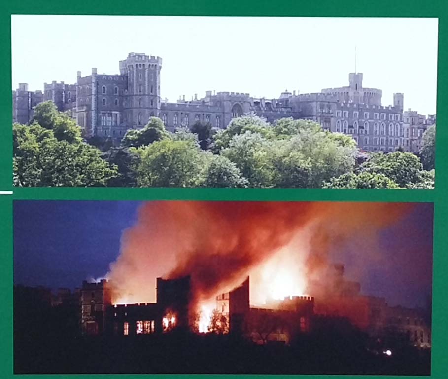 grote brand Windsor Castel 1992