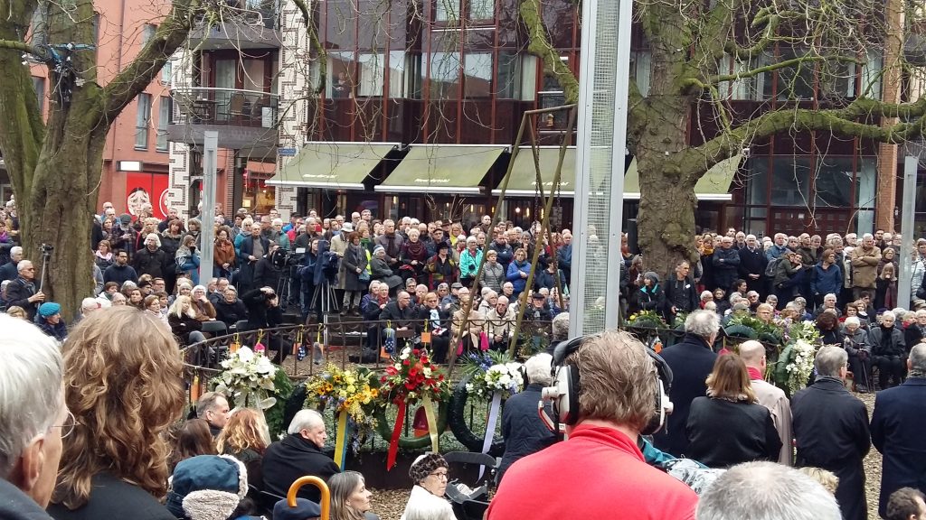 Nijmegen herdenkt februari bombardement 22-2-1944-2019 foto Wilma Lankhorst