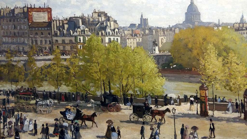 Monet Quai-du-Louvre-1876-_Kunstmuseum_Den-Haag-foto-Wilma_Lankhorst