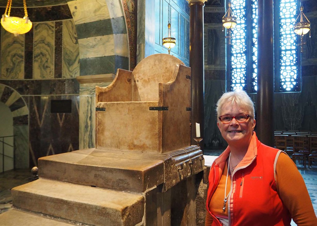 Karel de Grote gids in Aken - Wilma Takes a Break