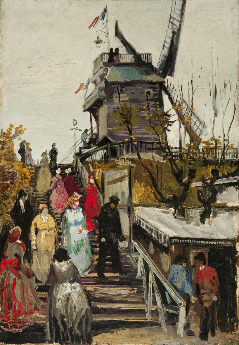1886-Vincent-van-Gogh-De-molen-Blute-Fin-Mus-Fundatie