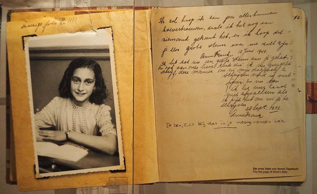 Dagboek Anne Frank - eigendom Anne Frank Stichting Basel