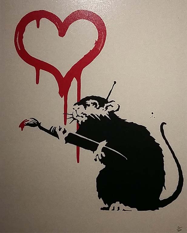 The-art-of-Banksy-Love-Rat-2004-foto-Wilma-Lankhorst