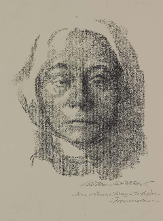 Käthe-Kollwitz-zelfportret-1915-coll-KKMK-