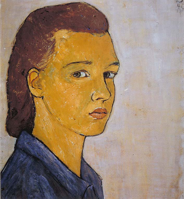 Charlotte Salomon zelfportret_1940Joods-Historisch-Museum-AMS