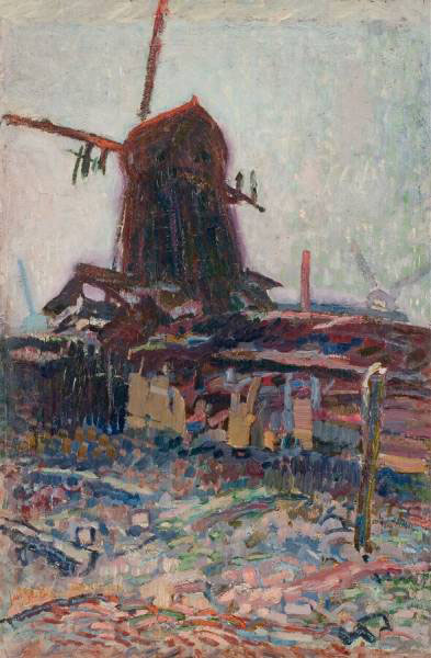 Jan-Sluijters-Houtzaagmolen-1907-Collectie-KrÂller-Mller-Museum-Otterlo