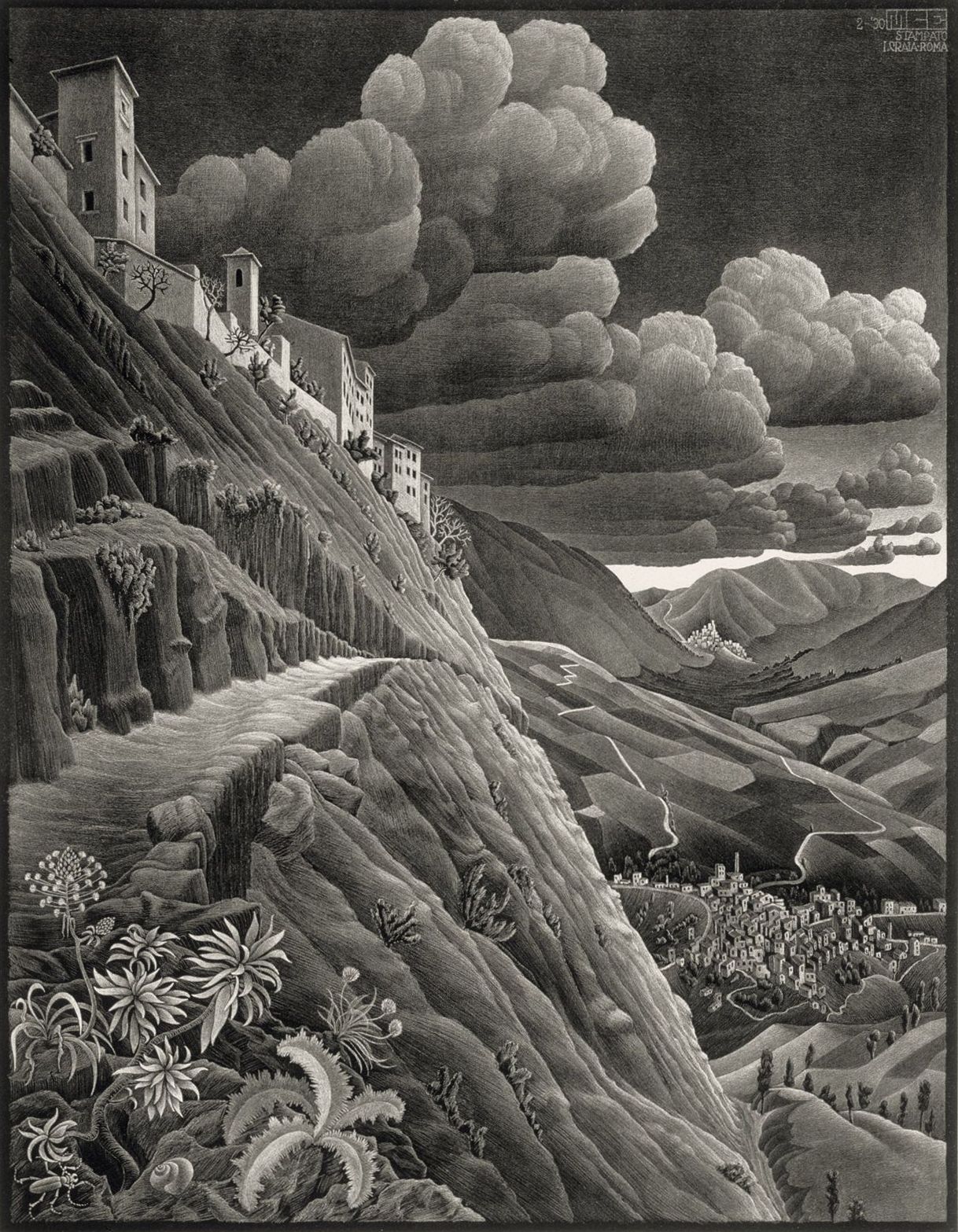 Castrovalva-1930-M.C.-Escher-©-the-M.C.-Escher-Company