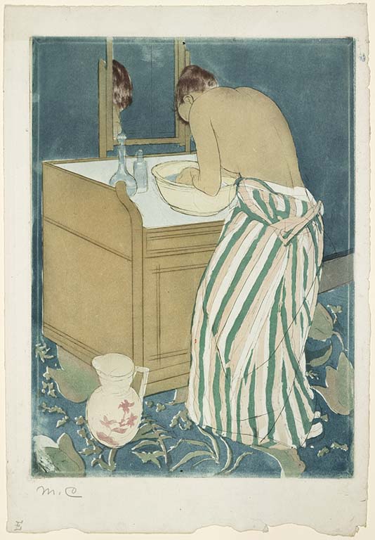 Mary_Cassatt_La-Toilette-droge-naald-1890-91-coll-Marc-Rosen-Fine-Art-NY