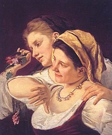Mary_Cassatt_Twee-vrouwen-die-bloemen-werpen-1872-wiki-comm.
