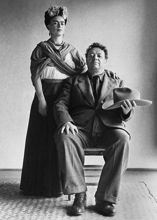 Metz_Nickolas_MURAY_portret_Frida-et-Diego-avec-chapeau-1939
