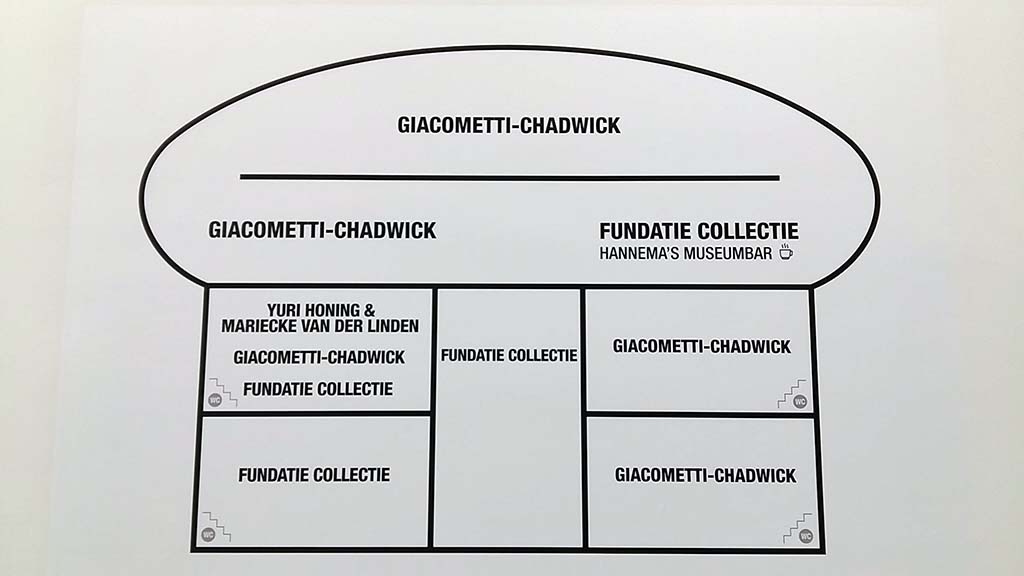 Giacometti en Chadwick indeling-in-Museum-de-Fundatie-foto-Wilma-Lankhorst