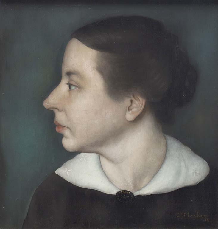 Jan Mankes Portret-van-Anne-Zernike-1918-collectie-Museum-MORE
