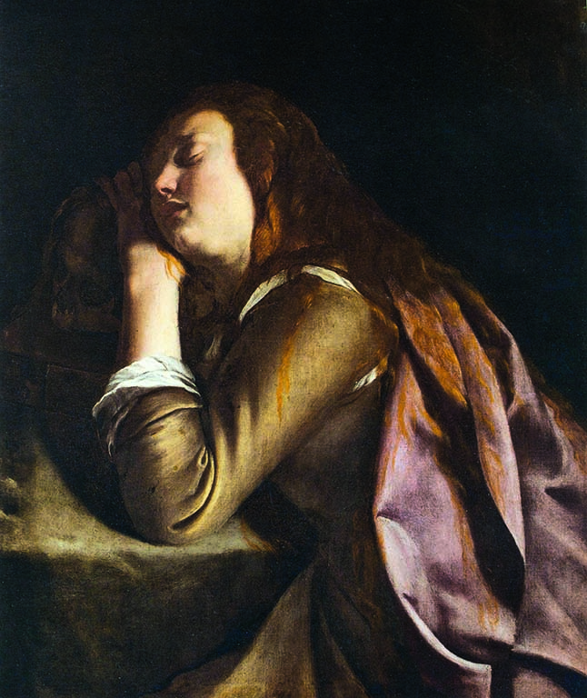 Artemisia Gentileschi Magdalena ( c.1630) Museo Conreale di Terranov - Sorrento
