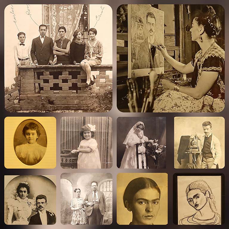 Viva la Frida Frida_collage familiefotos © foto Wilma_Lankhorst.