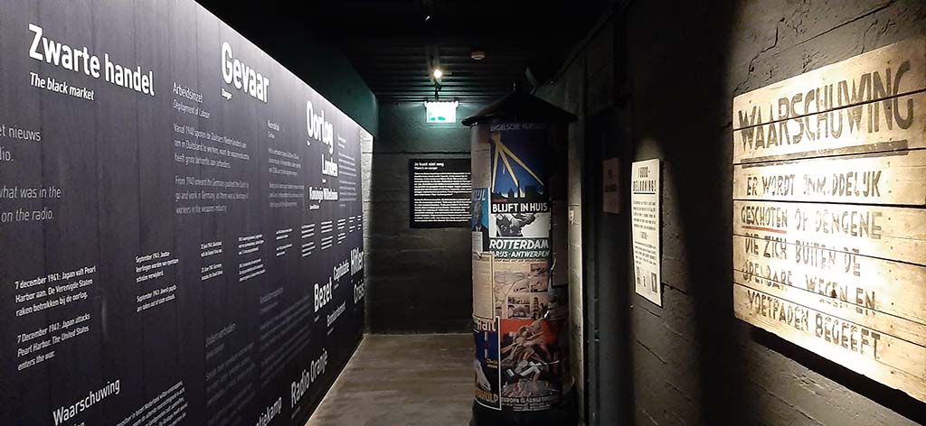 Engelandvaarders ruimte B in het museum © foto Wilma_Lankhorst.