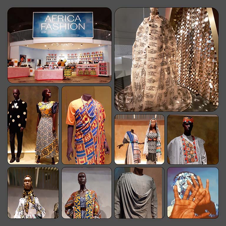 Vakantiebeurs Afrika_Fashion Londen Victoria and Albert Museum Africa Fashion © foto Wilma_Lankhorst.