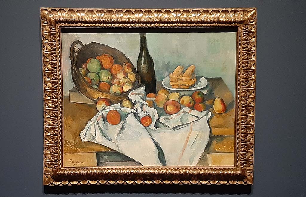 Paul Cézanne "Ik zal Parijs verrassen met een appel" stilleven met appels (1873-75) © Paul Cézanne © foto Wilma_Lankhorst.