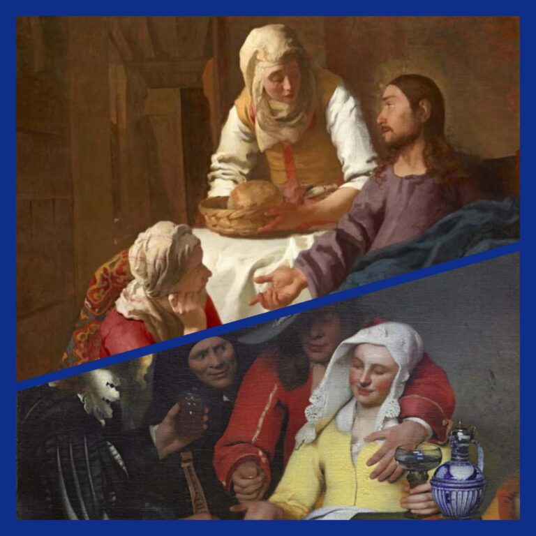 Vermeer-mania van Bijbel tot Bordeel © collage Wilma_Lankhorst.