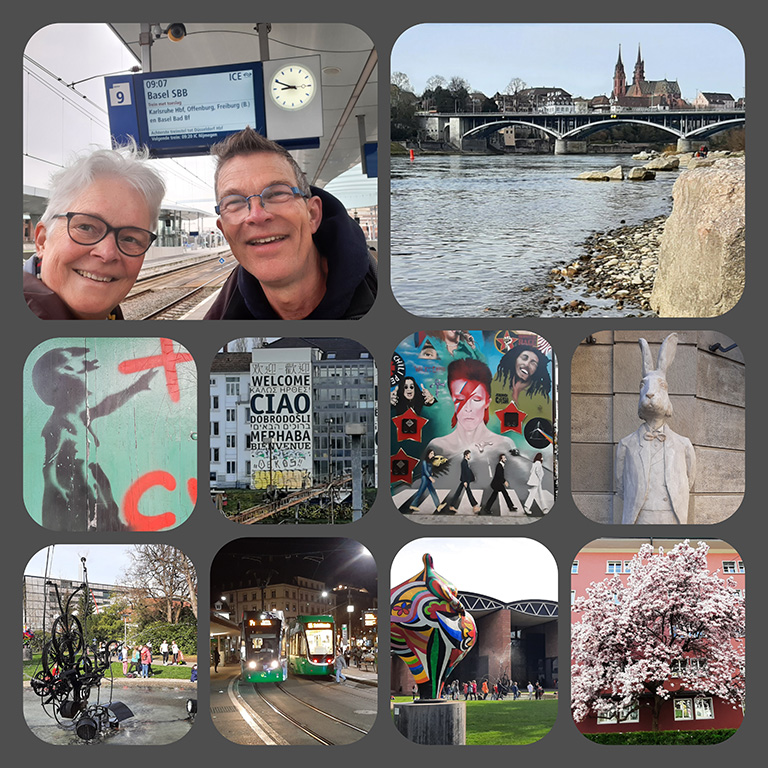 Basel Enkele sfeerbeelden van de stad © collage Wilma_Lankhorst