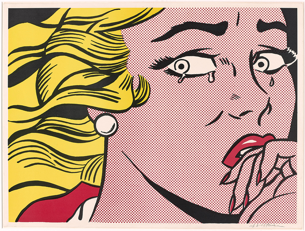 patrica kaersenhout Crying Girl (1963) Roy_Lichtenstein © collectie Boijmans van Beuingen.